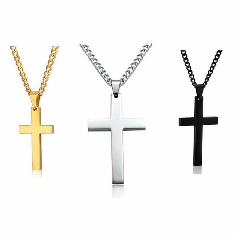 2021 Fashion Stainless Steel Cross 